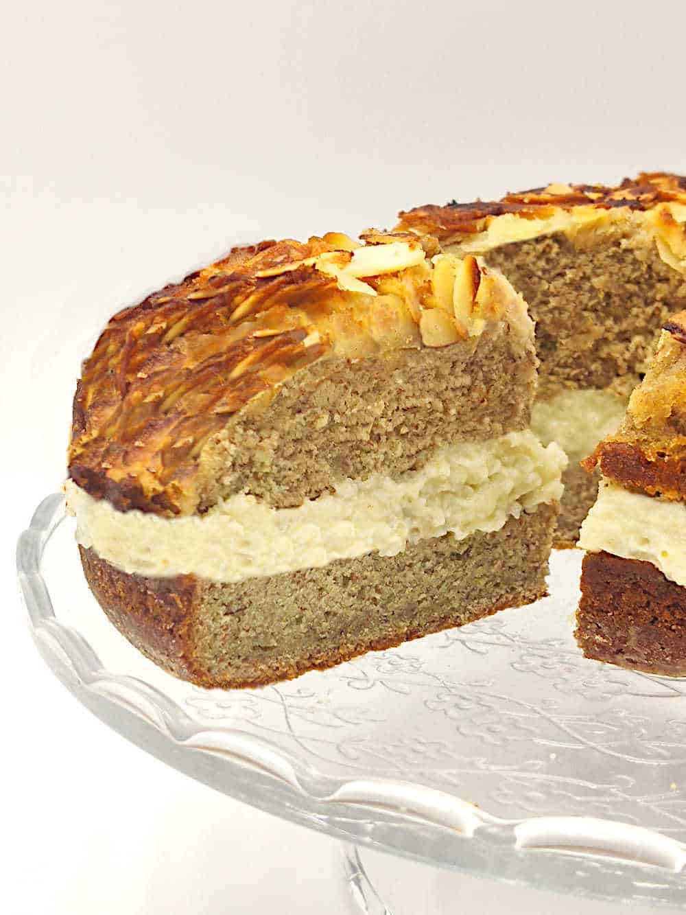 Tarta de Almendras Caramelizadas